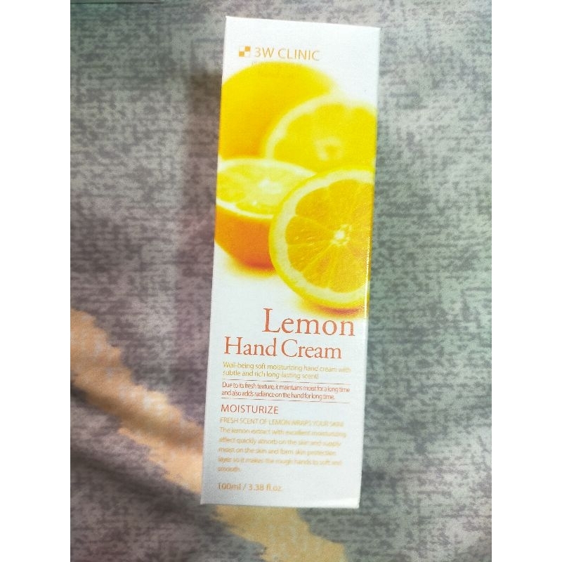 （大便宜）韓國3W檸檬酵素護手霜