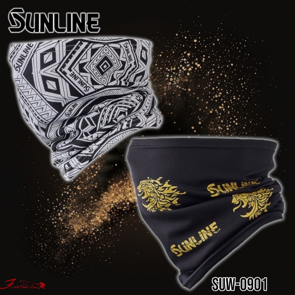 中壢鴻海釣具《SUNLINE》  SUW-0901 防曬頭巾 23年款  圍脖 面罩