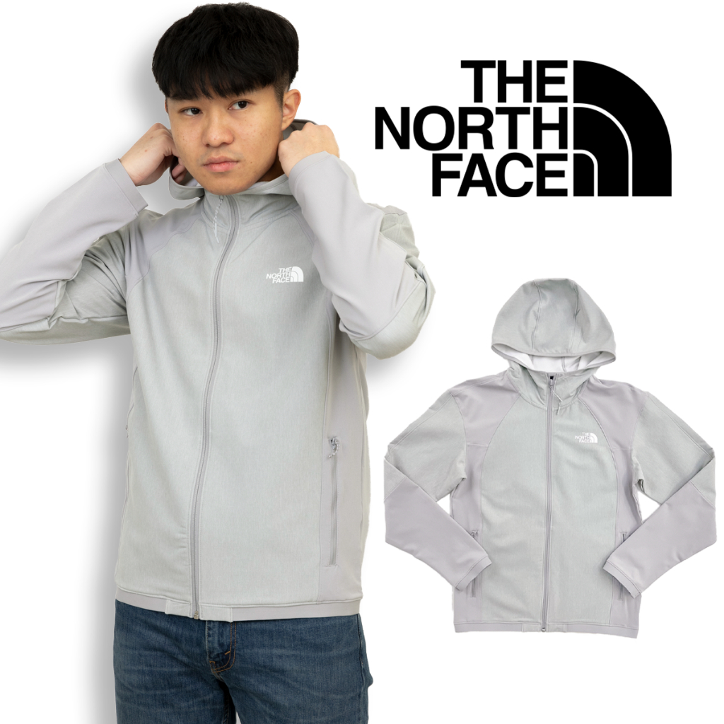 北臉 吸濕排汗 男外套 運動 薄刷毛 The north face TNF 大尺碼 連帽 外套 #9339