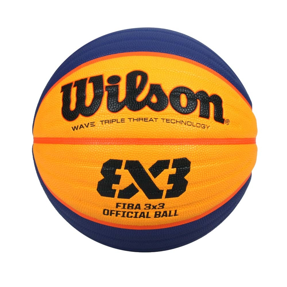 Wilson 三對三比賽專用籃球 FIBA認證 六號球 威爾森  wilson 軟皮室外籃球  黃藍 WTB0533XB