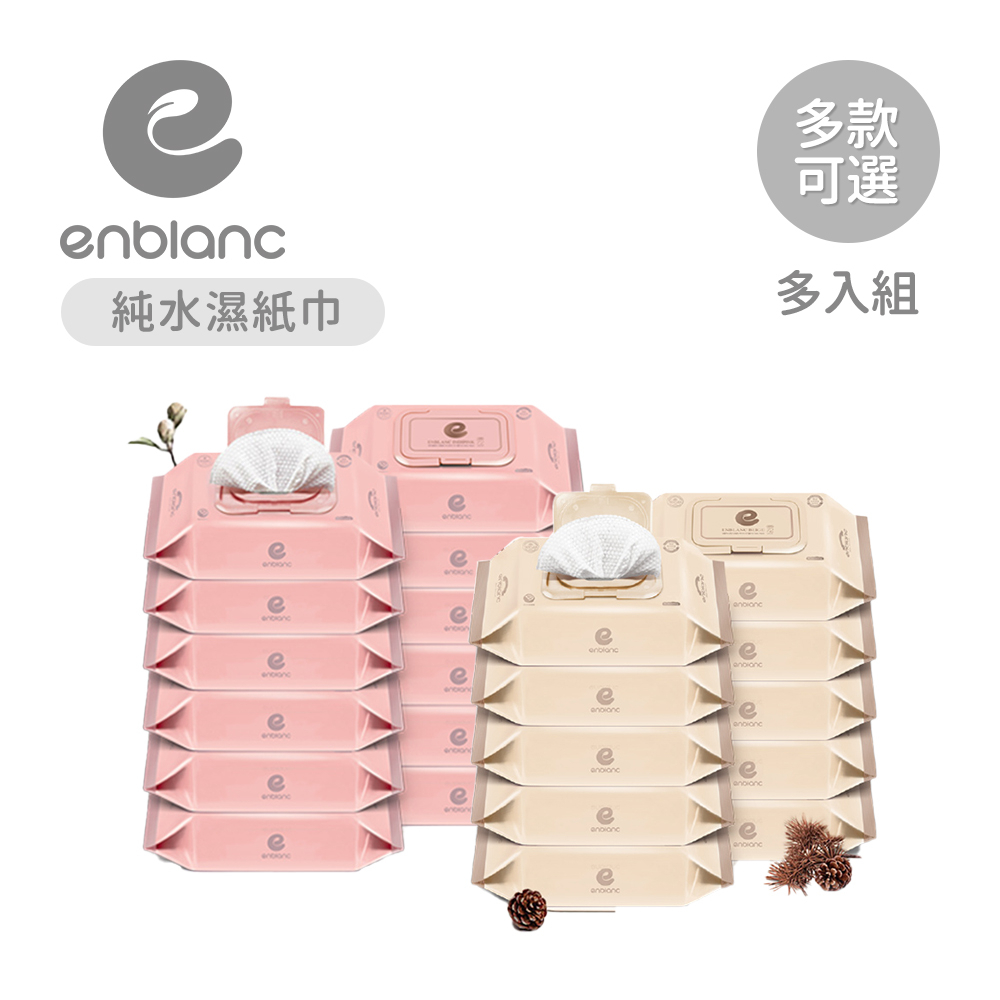 ENBLANC 韓國 銀離子抗菌 有蓋大包 純水 濕紙巾 10入組 12入組 多款可選