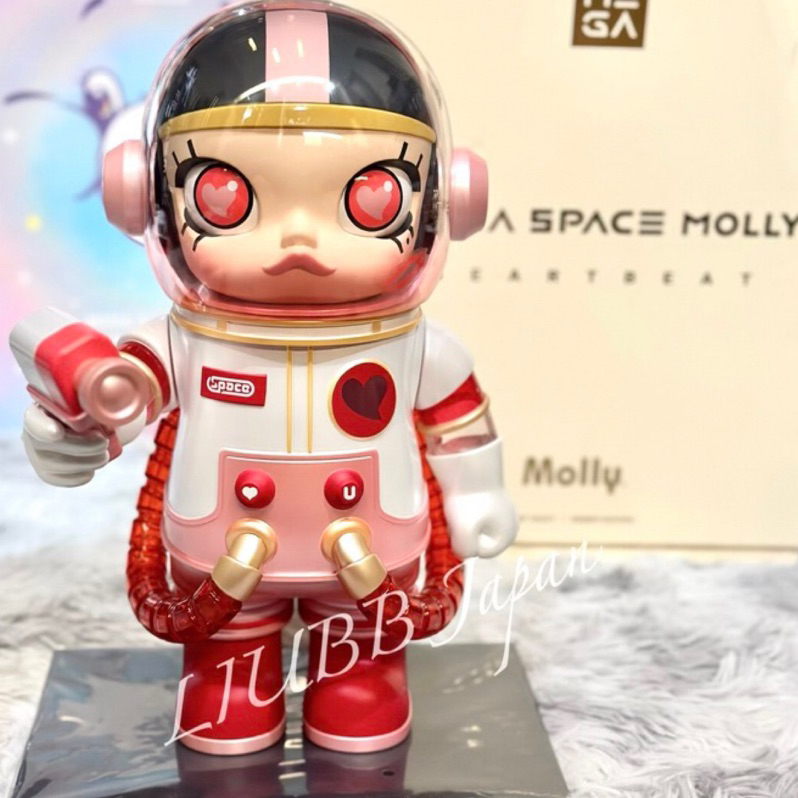 可刷卡分期 泡泡瑪特官方正品 POPMART MEGA SPACE MOLLY 茉莉 心動 400% 情人節 禮物