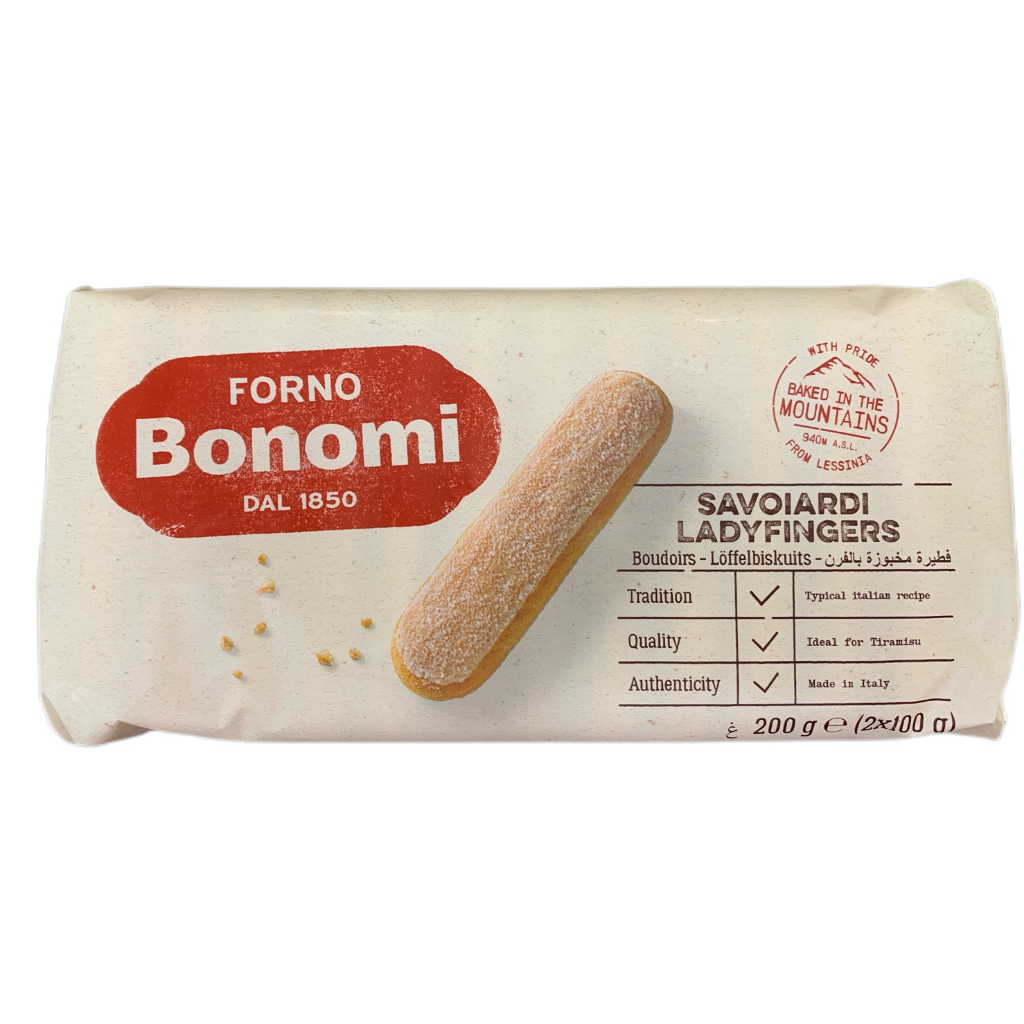 義大利 Bonomi白朗妮 手指餅乾 200克