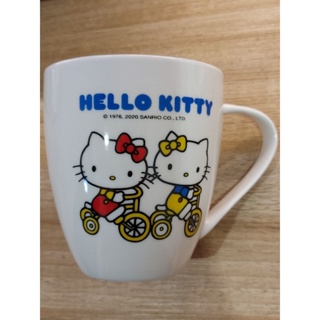 全新 Hello Kitty 三麗鷗 杯子 馬克杯 約高11 上直徑9.8 下直徑5.80cm 微暇