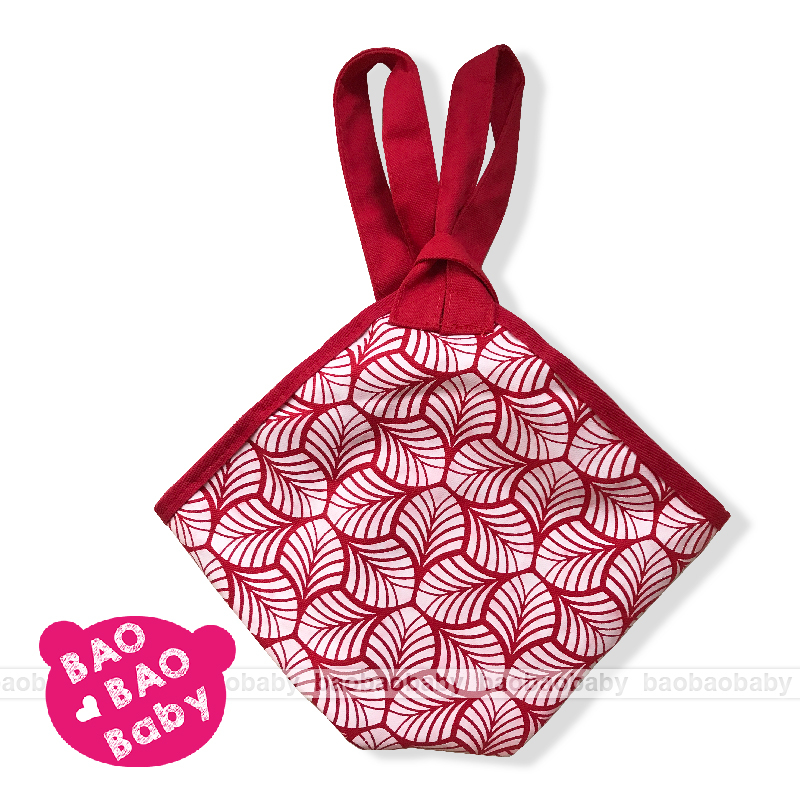 🍓寶貝日雜包🍓日本京都和風紅葉帆布手提袋 便當包 午餐袋 桌巾布 餐巾墊 手提包