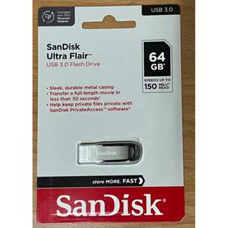SANDISK CZ73 Ultra Flair USB 3.0 隨身碟 高達 150MB/s 64G