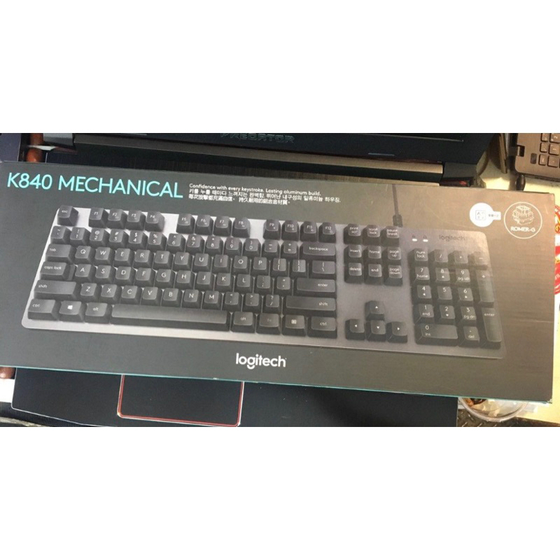 《快速出貨》Logitech 羅技 K840 機械鍵盤 文書鍵盤/機械軸/鋁合金/傾斜支架/安靜無聲/持久耐用