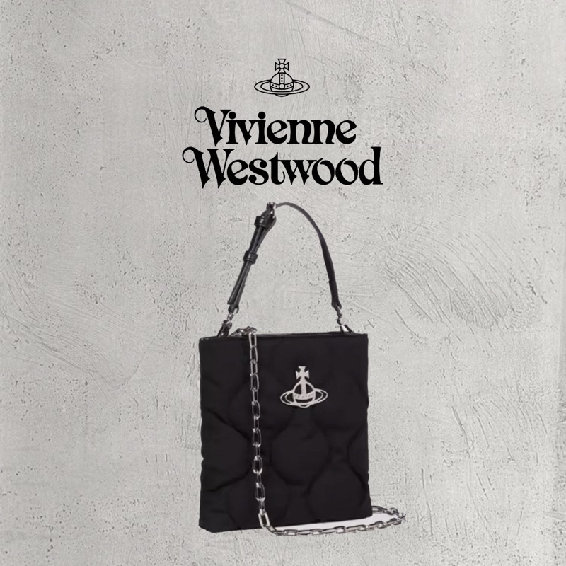 正品代購西太后VivienneWestwood海盜紋斜背包 布面鏈條兩款新款