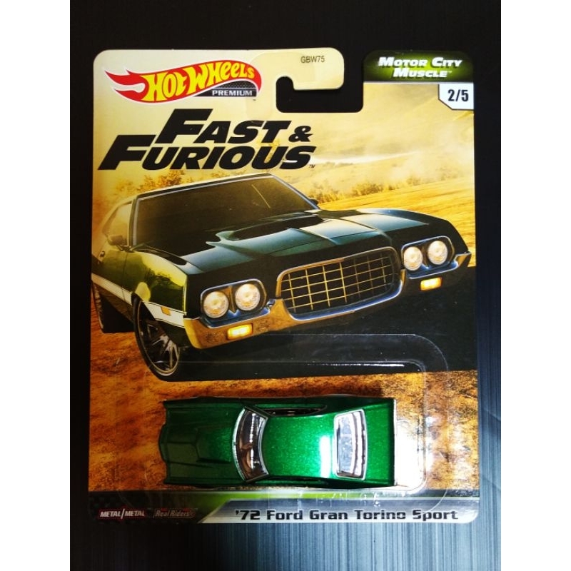 Hot wheels 風火輪 玩命關頭 1972 Ford Gran Torino