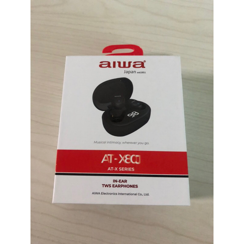 AIWA 愛華 真無線藍牙耳機 AT-X80J 無線耳機 藍芽耳機 耳機 全新