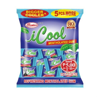 菲律賓 Columbia's 口香糖 薄荷 ICOOL Mint MENTHOLATED GUM 3.1G*60PC