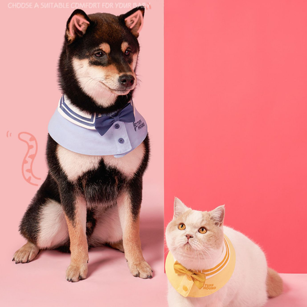 【YOMO】 Tuff Hound海軍學院風寵物領巾 寵物圍巾 寵物造型