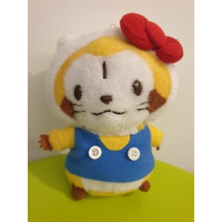 Hello Kitty×Rascal 凱蒂貓×小浣熊 聯名娃娃 吊飾 絕版 日本帶回 九成九新 二手