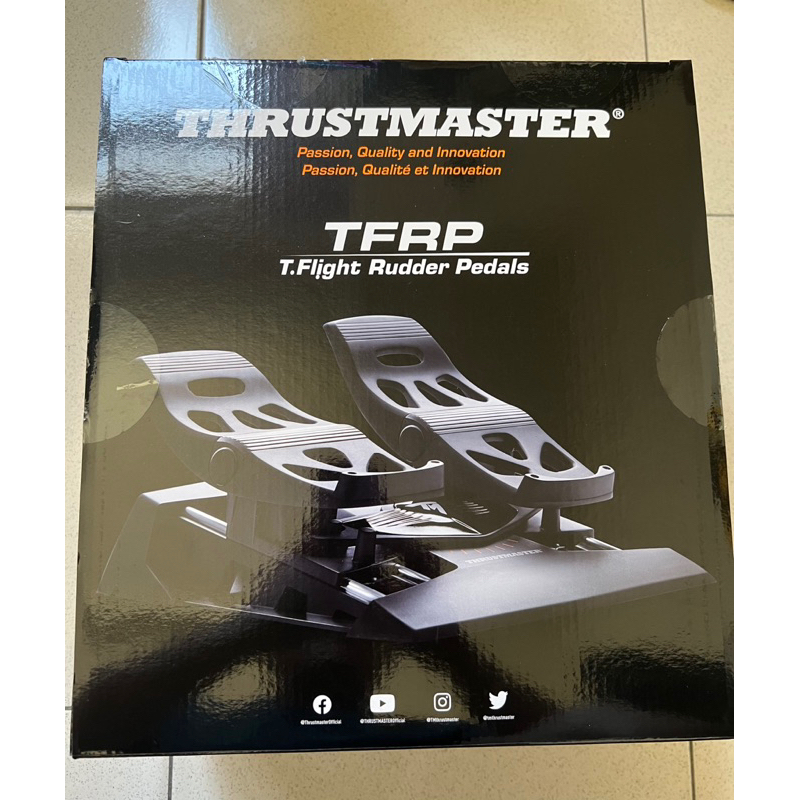 (二手）Thrustmaster TFRP 圖馬斯特 飛行腳舵 Xbox/PC皆可用