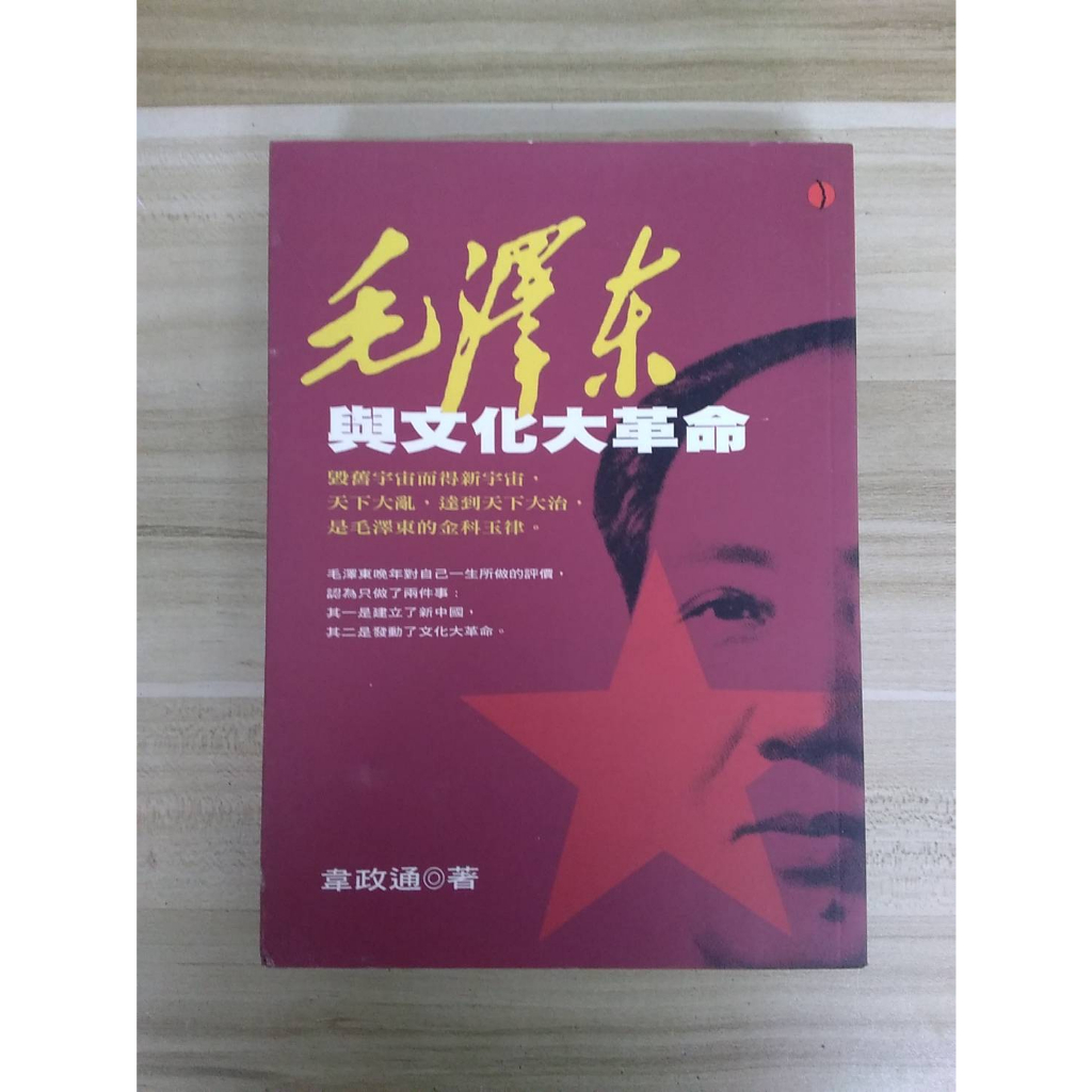 【雷根6】毛澤東與文化大革命 韋政通#360免運#7成新#外緣扉頁有密集書斑#微劃記【M.248】