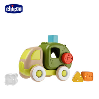 Chicco 二合一積木掀蓋卡車 / 交通造型玩具.環保玩具
