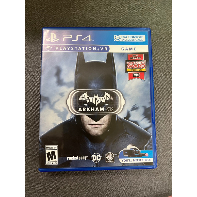 PS4 蝙蝠俠 VR BATMAN ARKHAM 二手（需配VR玩）