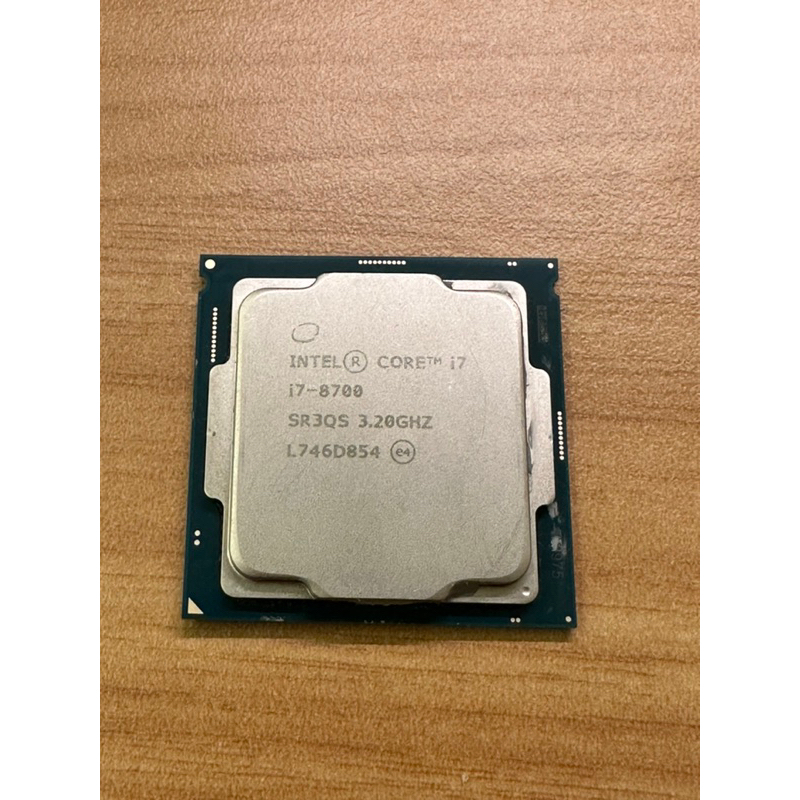 Intel® Core™ i7-8700 處理器 8代CPU 1151腳位 無保有盒