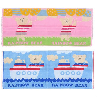 毛巾 日本製 現貨【RAINBOW BEAR】今治 2023 物語 彩虹熊毛巾 (2色)