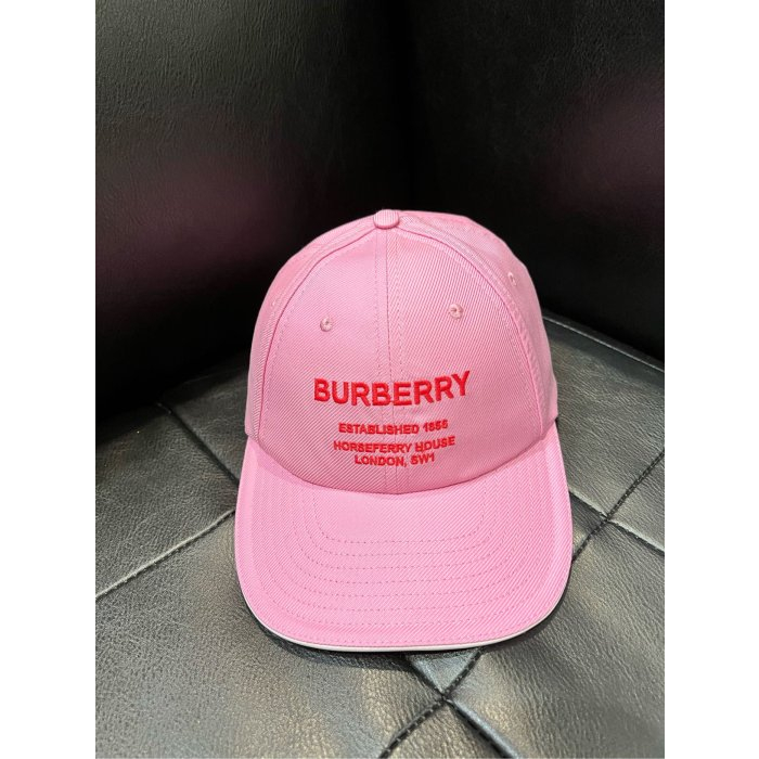 BURBERRY 刺繡字 帽子 義大利製