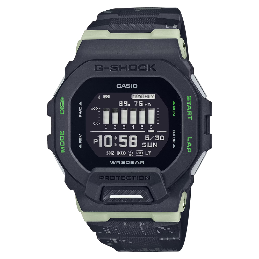 G-SHOCK / GBD-200LM-1 / 卡西歐 CASIO [ 官方直營 ] G-SQUAD系列