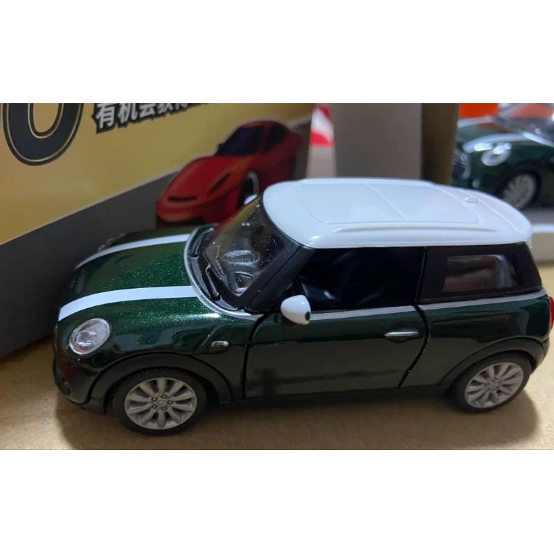 現貨無盒（送軟殼展示盒）1/39 寶馬BMW MINI COOPER 玩具模型車