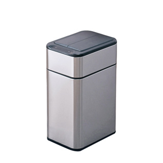 【美國ELPHECO】不鏽鋼雙開除臭感應垃圾桶 ELPH7534U (30L)