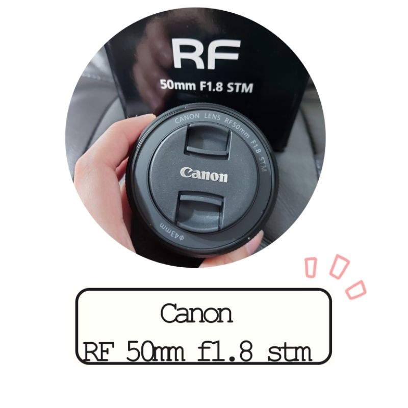 【Canon】 RF 50mm F1.8 STM 大光圈標準定焦鏡頭 公司貨（已拆封9成新，仍保固期內）