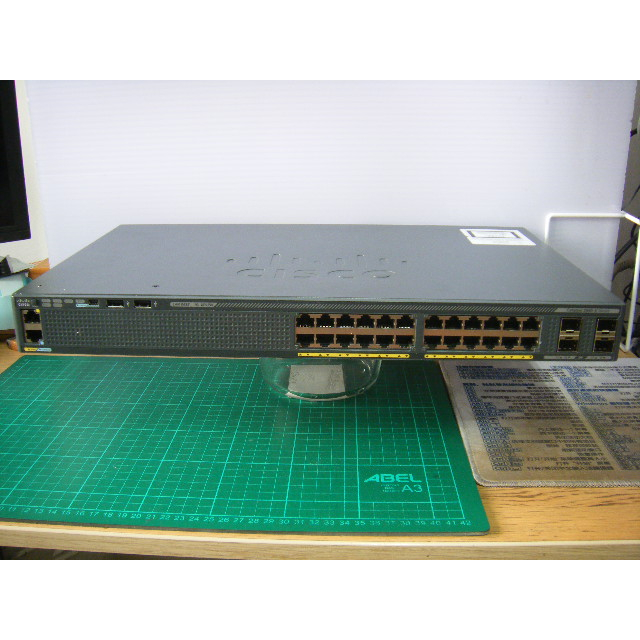 Cisco WS-C2960X-24TS-L 24Port Ethernet Switch & C2960X-STACK