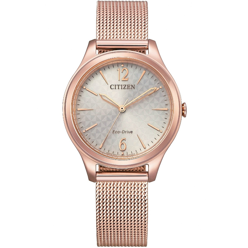 【CITIZEN 星辰】LADYS 簡約優雅腕錶 EM0508-80X 32mm 現代鐘錶