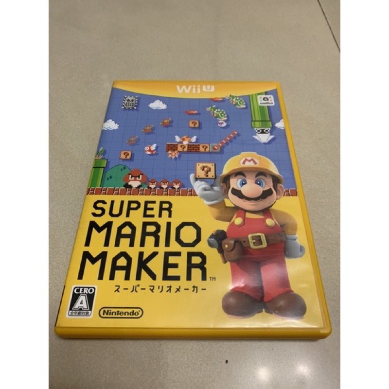 WiiU/Wii U 二手 超級瑪利歐製作大師 無說明書