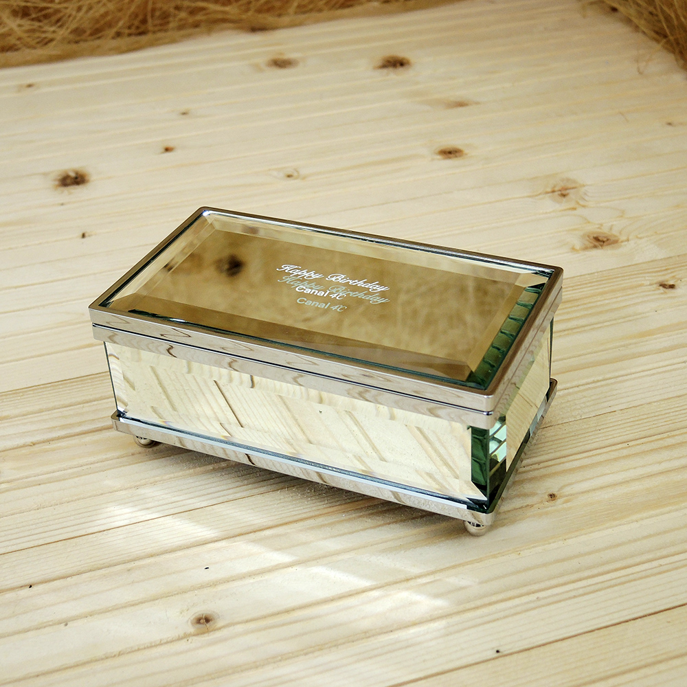 【哈比屋音樂盒】日本Canal 4℃ 玻璃音樂珠寶盒 (限量發售)禮物 幻影音樂盒