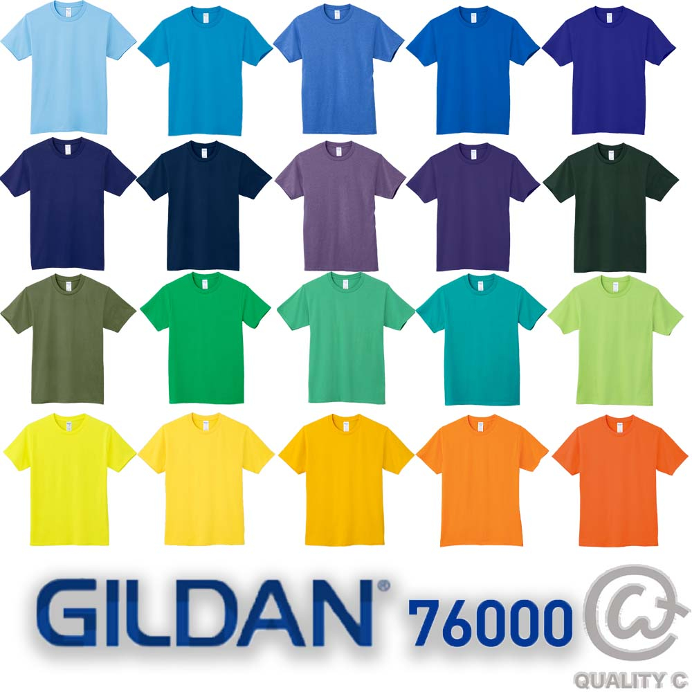 Gildan 吉爾登 76000 系列  亞規柔棉中性T恤 素色 素TEE 36色 5.3oz 夏季必備
