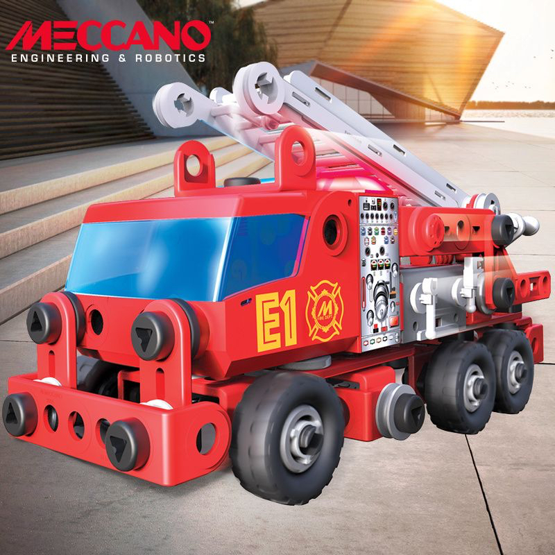 [PEIPEI 台灣現貨秒發玩具批發] Meccano麥卡諾超級消防車娃娃機批發禮物 買一送一