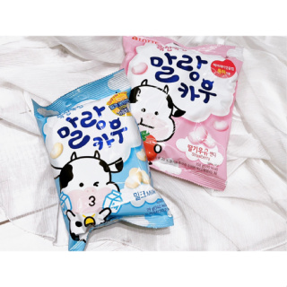 歐8韓物🇰🇷Lotte 樂天 軟綿綿牛奶糖 鮮奶棉花軟糖 牛奶糖 草莓牛奶糖