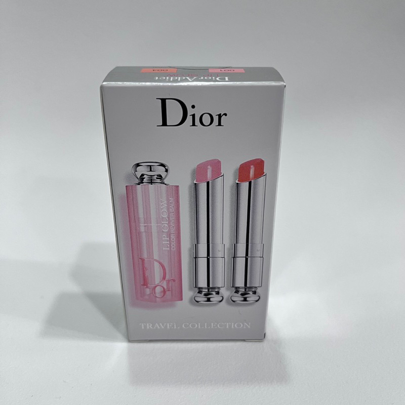 Dior 迪奧癮誘粉漾潤唇膏 001+004 購於機場正品！