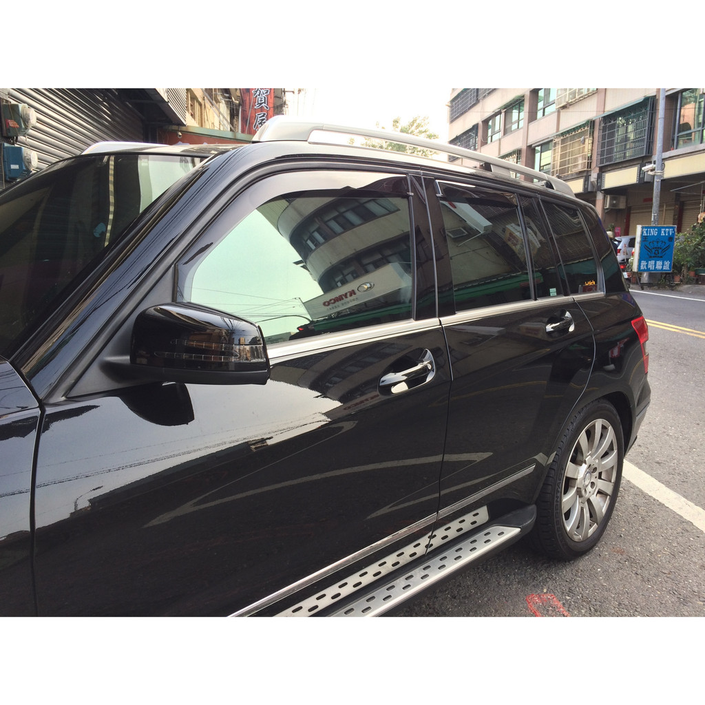 賓士BENZ GLK200/X204 2009-2014年【崁入式晴雨窗-標準款】比德堡 內崁 嵌入 內嵌