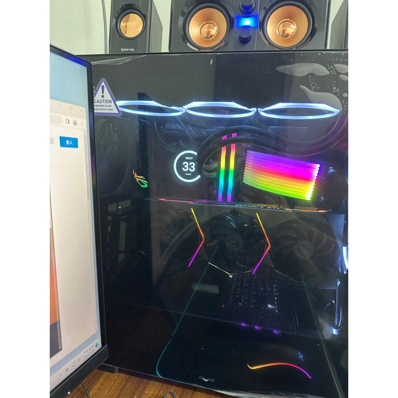 I5 13500 3070 NZXT Z73水冷主機 整機有保固另可幫配全新主機菜單或自備菜單可分24期