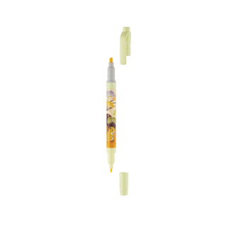 飛龍Pentel 雙頭螢光筆(SLW11PFL)-粉彩黃 墊腳石購物網