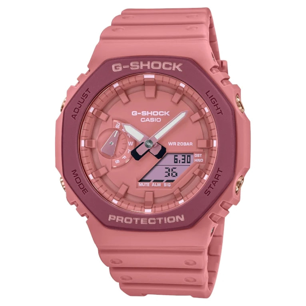 CASIO 卡西歐  G-SHOCK 桃花源 八角形 農家橡樹 甜美粉 GA-2110SL-4A4