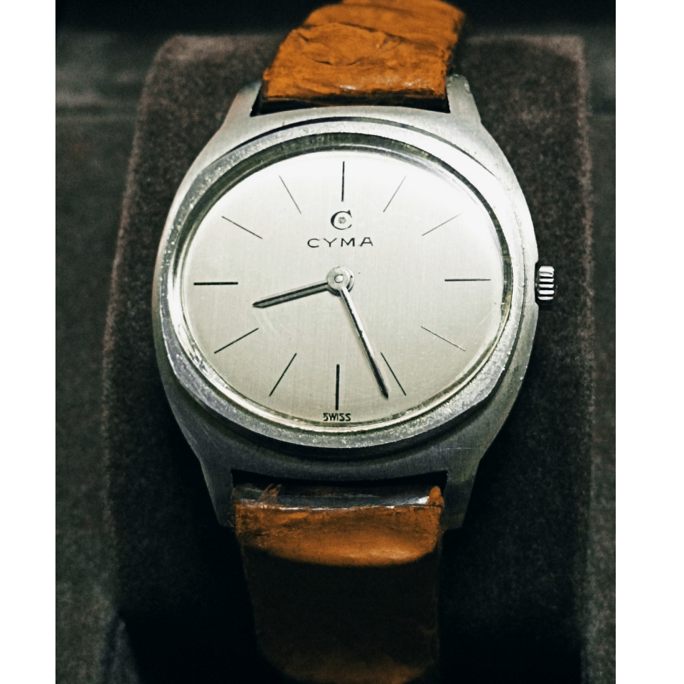 ✨瑞士司馬 CYMA 手上鍊機械錶✨精美老物件；小錶徑男女皆宜；品相狀態良好✨免運✨機械錶✨