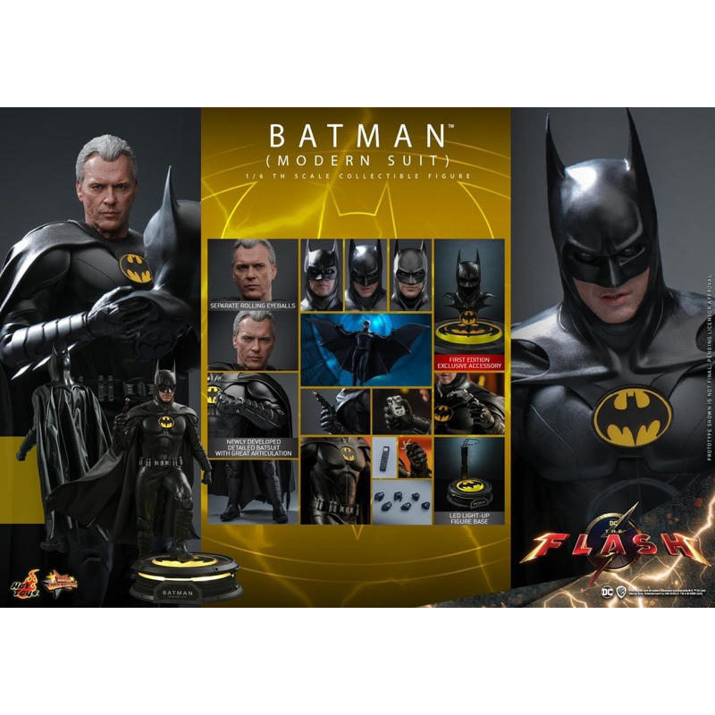 ⭕️預購⭕️Hottoys MMS712 閃電俠 蝙蝠俠 現代版戰衣 The Flash Batman