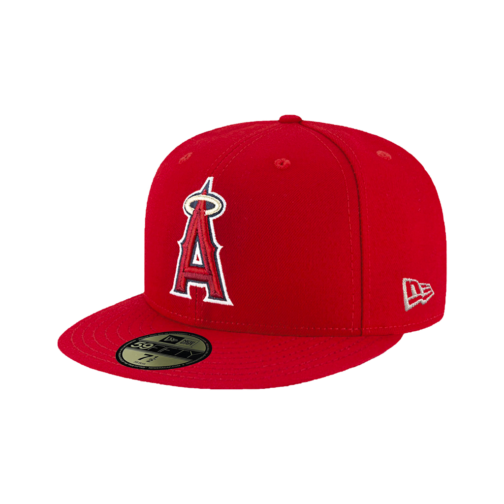 NEW ERA 59FIFTY 5950 MLB 球員帽 洛杉磯 天使隊 紅 棒球帽 鴨舌帽 全封款【TCC】