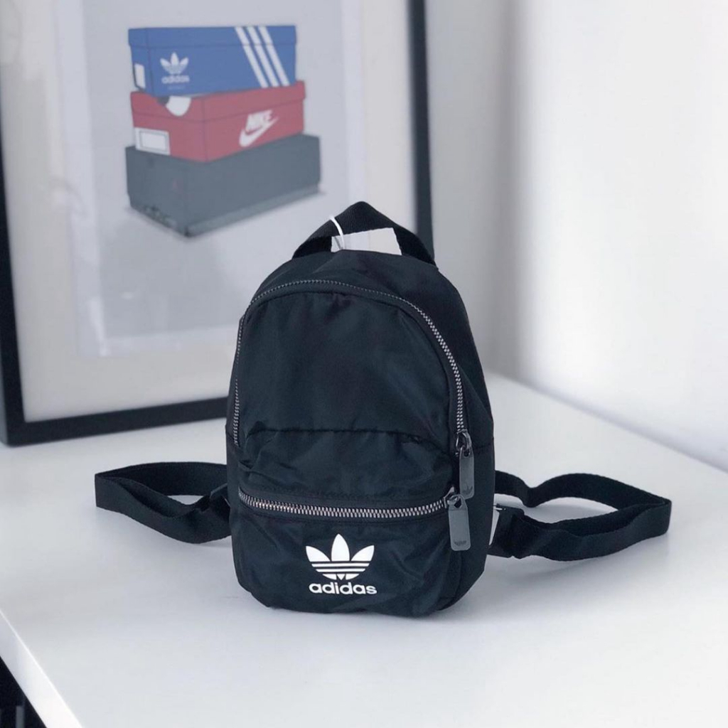 補貨🔺Adidas Originals Mini Bag 黑色 尼龍 防潑水 側背 迷你包 後背包 小包 ED5869