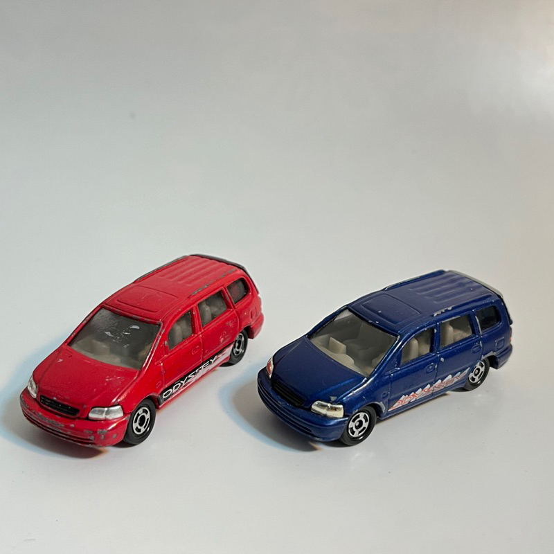 Tomica Honda Odyssey 本田 奧德賽 多美小汽車 家用車 初回 普通 兩色 紅藍