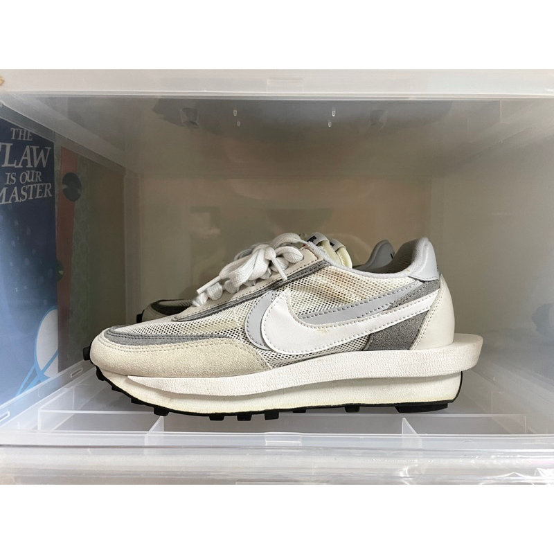 Nike Sacai LDWaffle Summit White 初代 解構鞋 灰白 二手9成新 24CM US6 絕版