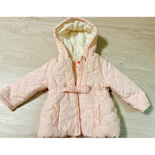 (二手）mother care超保暖 蝴蝶結 兒童外套羽絨外套 兒童輕薄羽絨服冬季白鴨絨保暖衣服男女童冬款外套 80cm