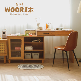 完美主義│Woori木▹Hardy 伸縮多功能實木化妝桌 DIY商品 化妝桌 書桌【P0020】