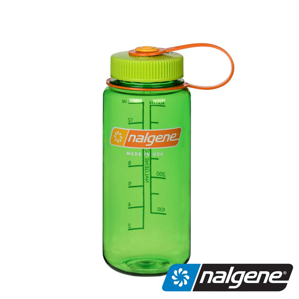 【美國 Nalgene】500cc 寬口水壺 Tritan『哈密瓜』2178-2071 戶外 露營 登山 隨身水壺 環保