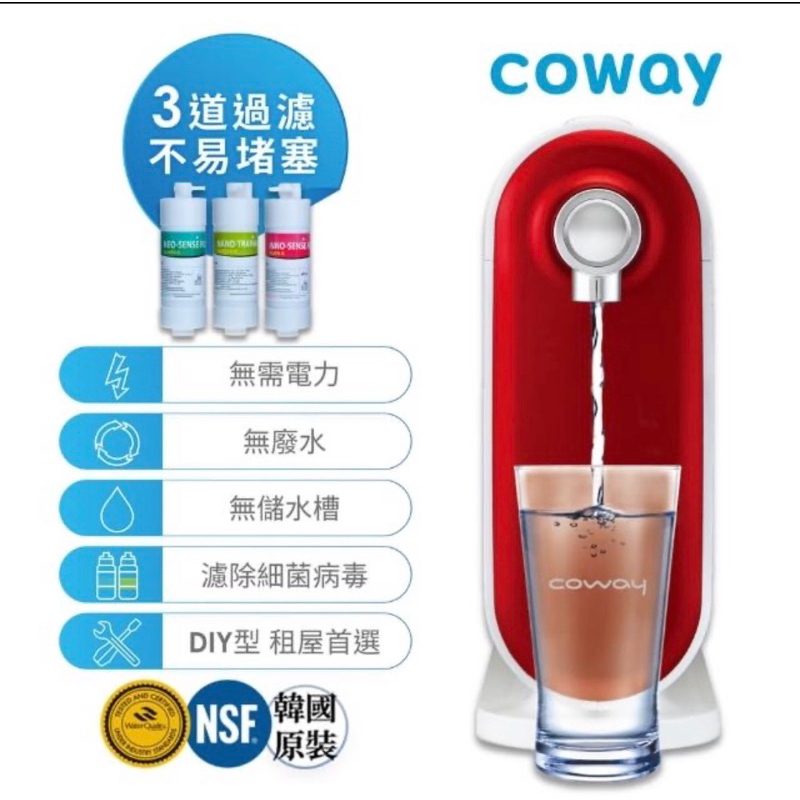 [Coway]奈米高效淨水器P-250N(DIY自裝組）